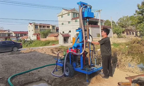 Water Well Drilling Rig Machine Operation Process 2